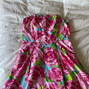Rare Lilly Pulitzer Pink First Impression size 8 Dress